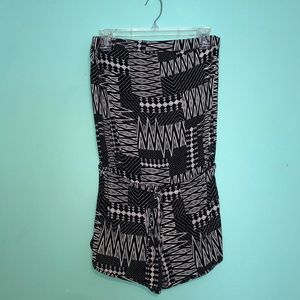 black and white romper ★